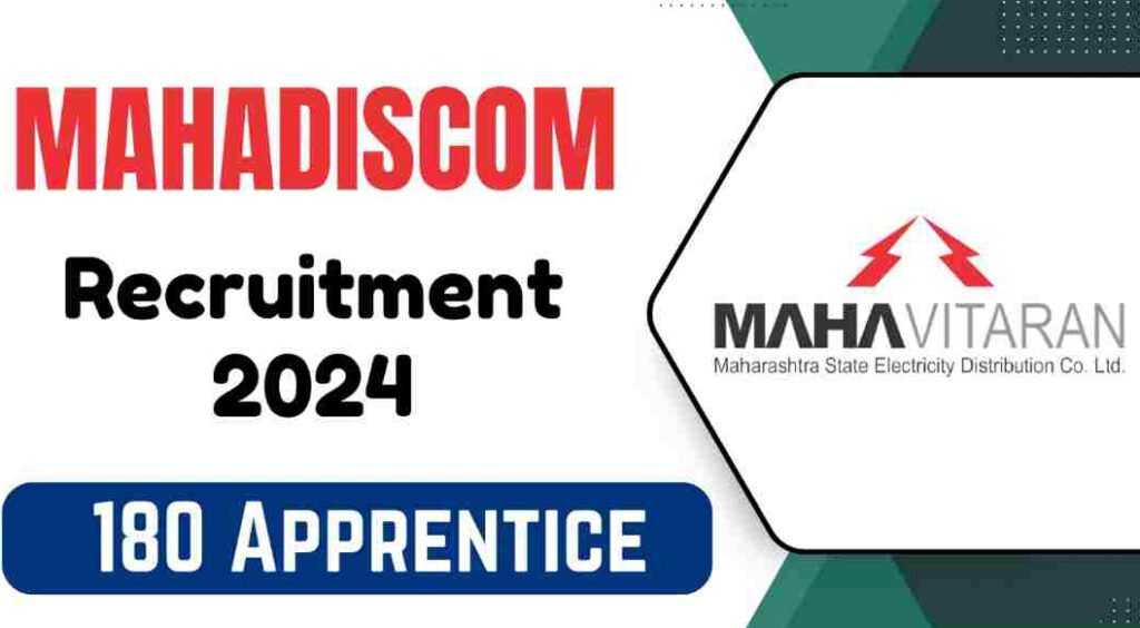 MAHADISCOM Apprentice Recruitment 2024 for 180 Posts